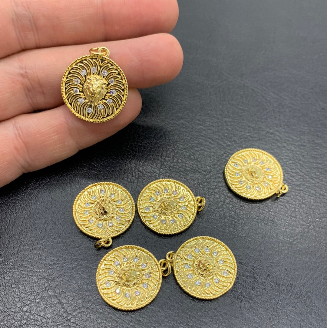 MC38 - MEDALLA LEON CON CIRCONES