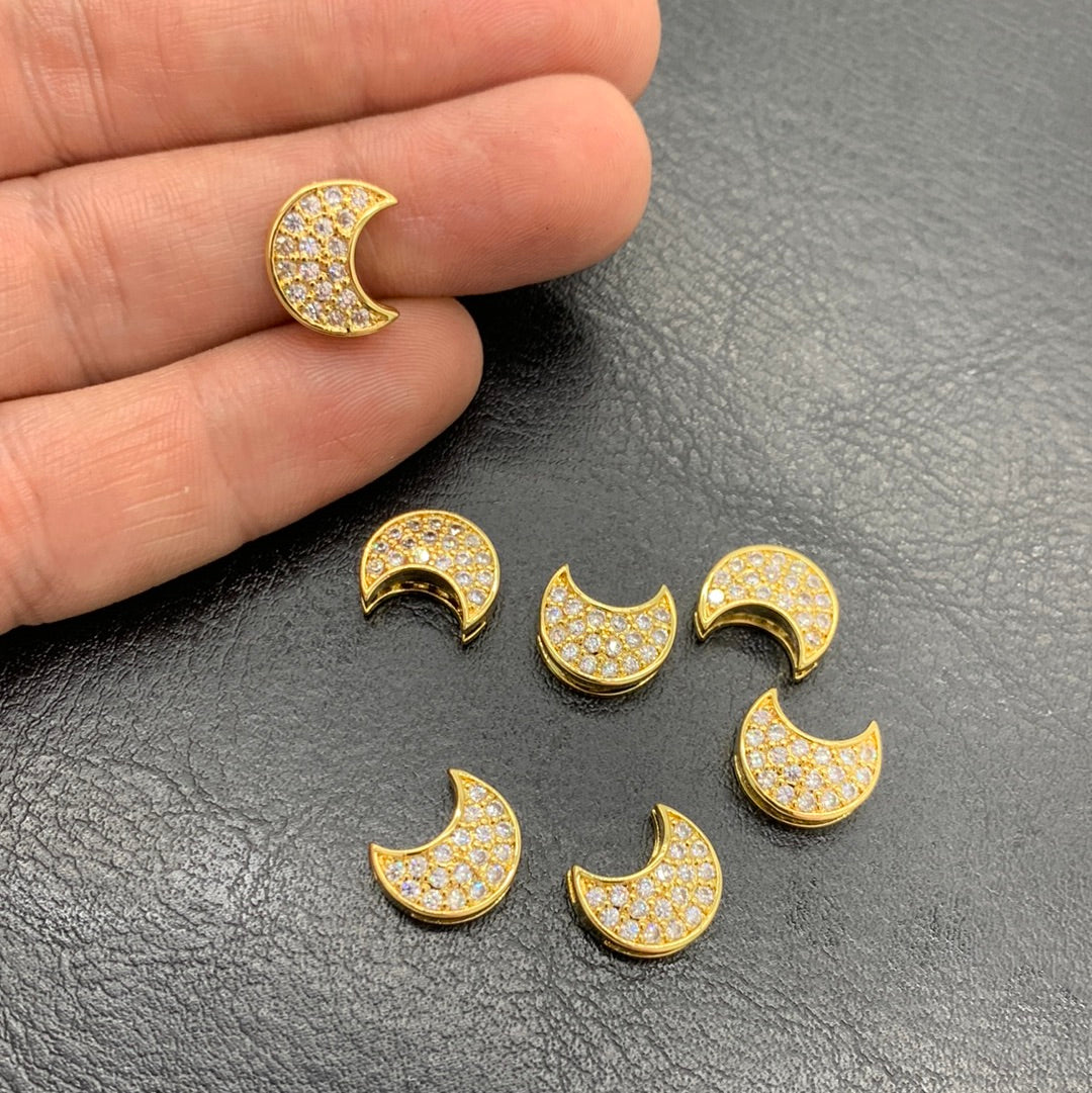 MC122 - COLGANTE LUNA CON CIRCONES