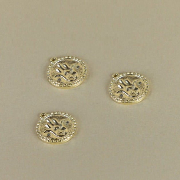 M104D - MEDALLA MANO DE FATIMA CON CIRCONES