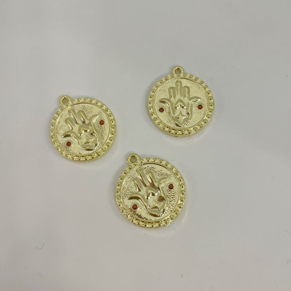 M104D - MEDALLA MANO DE FATIMA CON CIRCONES