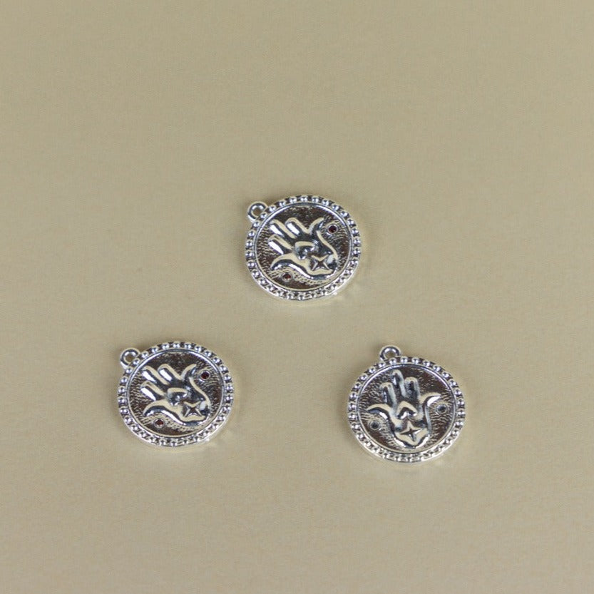 M104P - MEDALLA MANO DE FATIMA CON CIRCONES