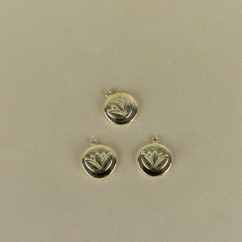 M116P - MEDALLA FLOR DE LOTO