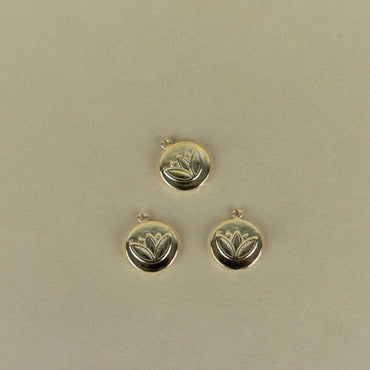 M116P - MEDALLA FLOR DE LOTO