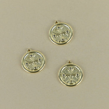 M136P - MAXI MEDALLA CRUZ CON CIRCONES