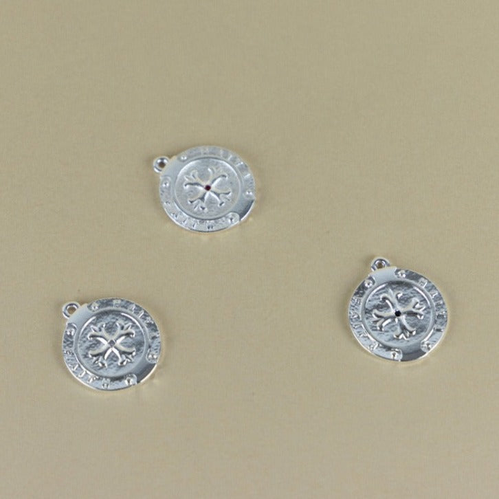 M155P - MEDALLA CRUZ CON CIRCON