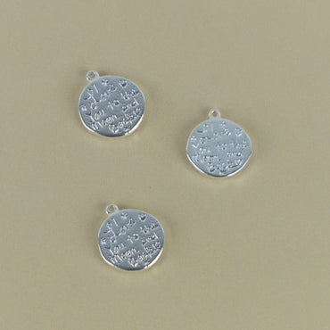 M159P - MEDALLA LUNA Y CORAZON