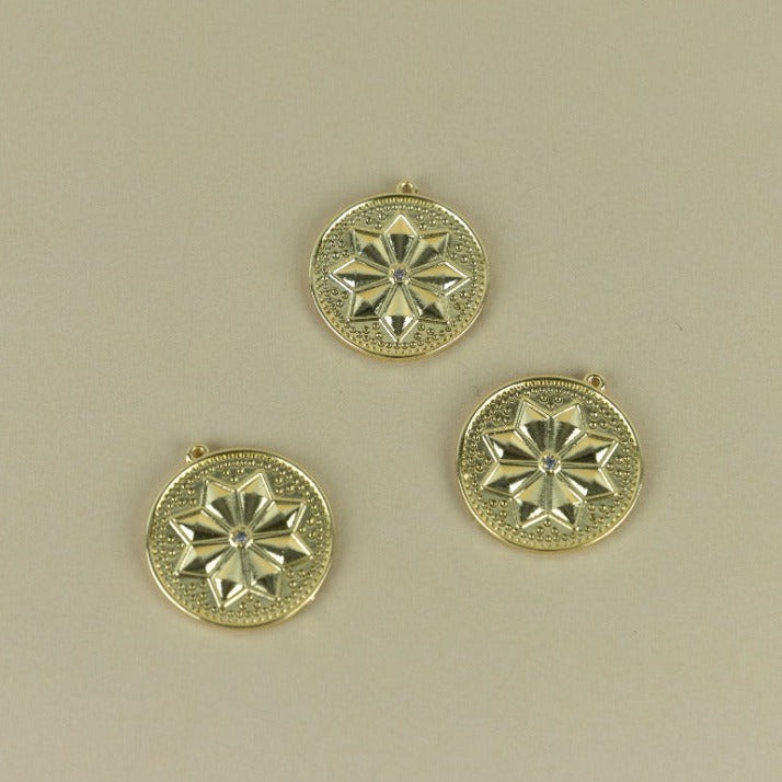 M43D - MAXI WHITE ZIRCON MEDAL