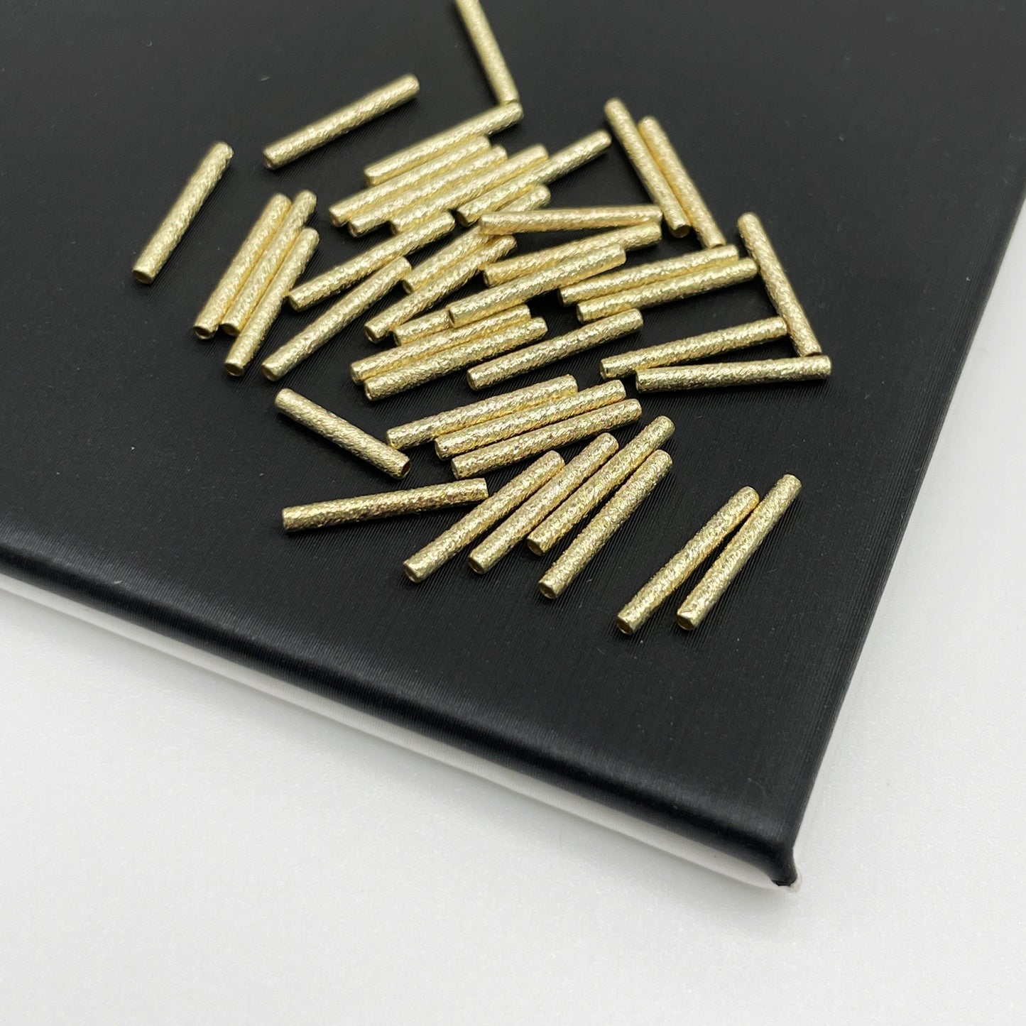 MOSTACILLA TUBO LIJADA 12 x 1.5 MM DORADAS